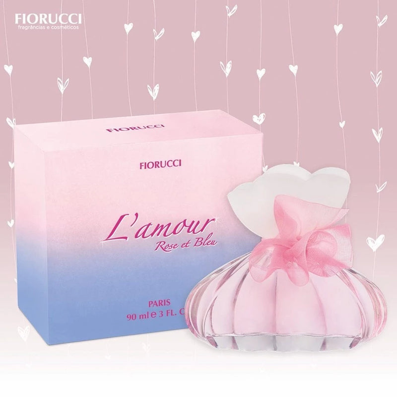 Fiorucci Deo Colonia Perfume L'amour Rose Et Bleu 90ml