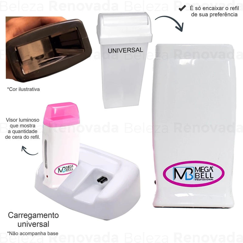 Aquecedor De Cera Quente Profissional Para Depilação Roll-On