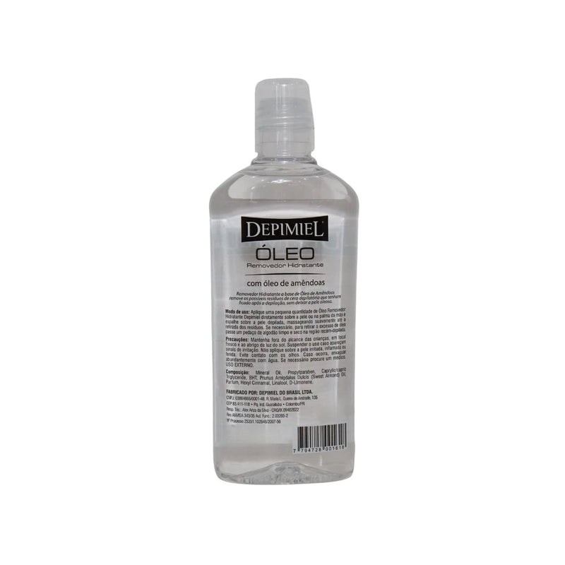 Kit Folha Depil Corpo Rosto Óleo Removedor Amêndoa Depimiel